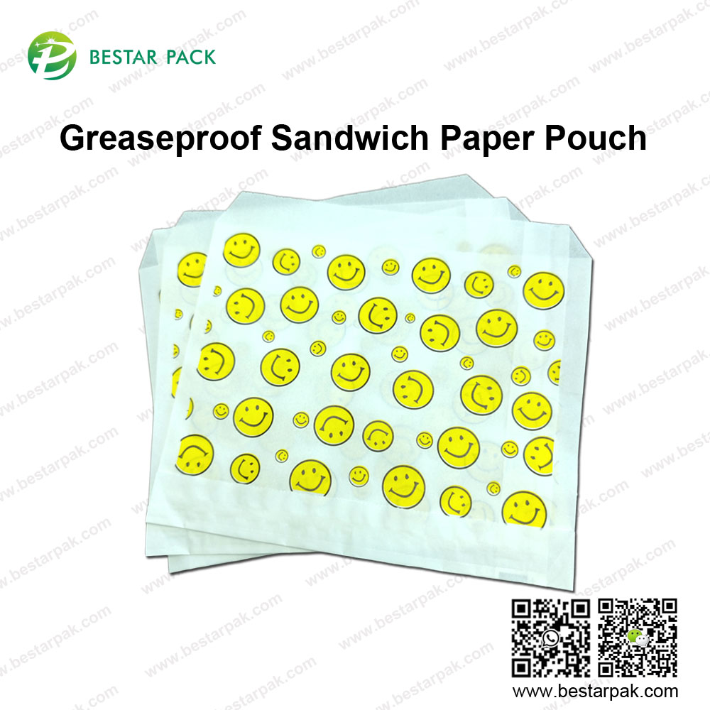 Greaseproof Sandwich Paper Pouch