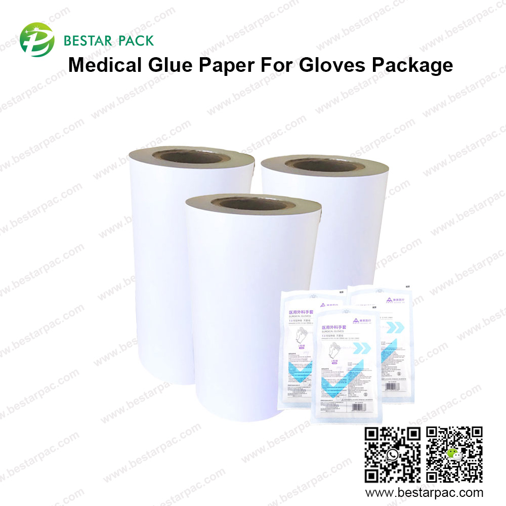 Medical Glue Paper For Gloves Package